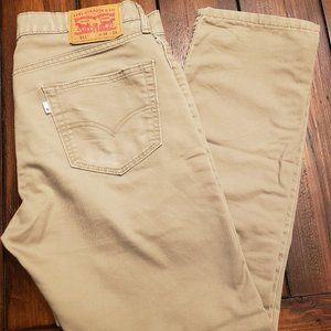 Mens Levis Tan 34x29